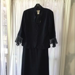 Plaza South vintage 2 piece evening suit